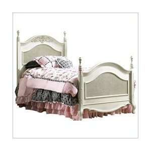  Natart Juvenile Verona Twin Bed in French White and Silver 