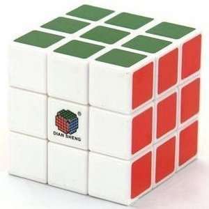    Mini Type E (DianSheng) 3x3x3 Speed Cube White Toys & Games