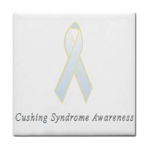 Cushing Syndrome Awareness Ribbon Tile Trivet