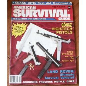  American Survival Guide Magazine October 1987 (GONCZ High 