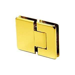   Pinnacle 380 Series Gold Plated Adjustable 180° Glass to Glass Hinge