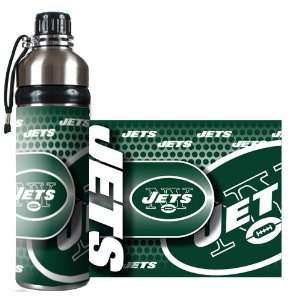  New York Jets   NFL 24oz Stainless Steel Water Bottle with 