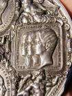 Mega Rare French Royal Family silver table medal c1830.Only 11 pieces 