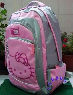 Lovely Big Pink Hello Kitty Backpack Travel Bag Luggage School bag 