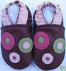   carozoo) circles purple 18 24m soft sole leather baby shoes slippers