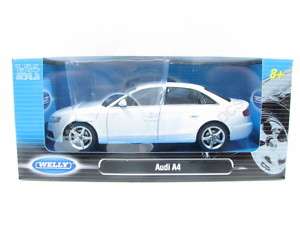 Welly AUDI A4 White Diecast Car 1/24 New in Box  