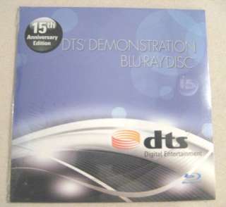   Ray bluray Demonstration Disc 15 New and Sealed Demo HD MA 5.1/6.1/7.1