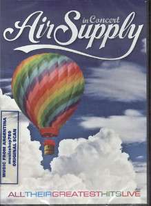 DVD AIR SUPPLY IN CONCERT GREATEST HITS LIVE SEALED  