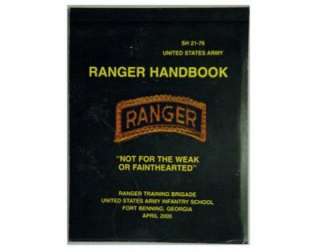 US ARMY RANGERS FIELD GUIDE MANUAL INSTRUCTION BOOK NEW  