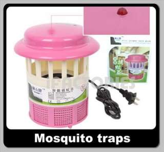   Lamp Pest Insect Catch Smart Light Control Mosquito Bug Fly Trap Pink