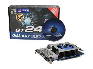 Galaxy GeForce GT 240 1GB 128 bit DDR3 PCI Ex 2.0 HDMI/DVI Ports Video 