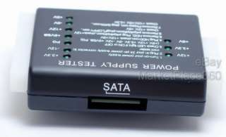 PC POWER SUPPLY TESTER SATA ATX BTX ITX 20 24 PIN  