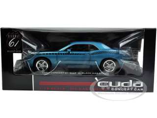   Blue 6.1 Hemi With Black AAR Stripes die cast car model by Highway 61