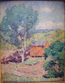 Arthur Schneider Impressionist O/B Landscape Painting  