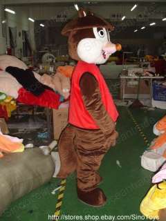 Dale Chipmunk Squirrel Mascot Costume Fancy Dress EPE  