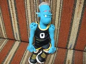 10 plush Blue Monster from Space Jam doll, good condition  