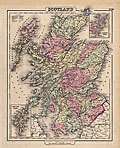 Scotland   History   Genealogy   Maps   1855  