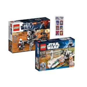 LEGO Star Wars Set 9488 ARC Trooper u 7913 Clone Trooper Battle Pack 