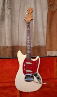 1966 Fender Mustang Vintage White Guitar  
