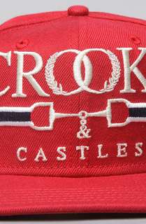 Crooks and Castles The Luxe Snapback Hat in Scarlet  Karmaloop 