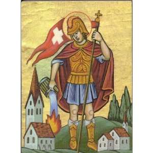 Ikone Der heilige Florian 10 x 14 cm  Küche & Haushalt
