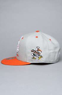 47 Brand Hats The Miami Hurricanes Gray Tricky Lou MVP Snapback Hat in 