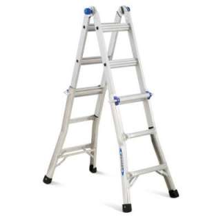 13 ft. Aluminum Telescoping Multi Ladder with 225 lb. Load Capacity 