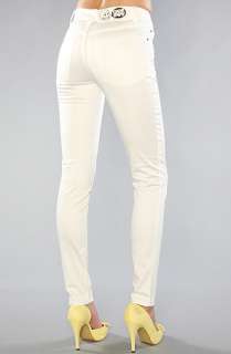 Cheap Monday The Tight Jean in White Satin  Karmaloop   Global 