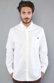 RVCA The Thatll Do Oxford Shirt in White  Karmaloop   Global 