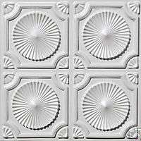 106 White Matt Faux Tin Decorative Ceiling Tiles~*~  