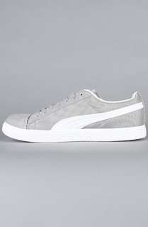 Puma The Clyde x UNDFTD Ballistic Sneaker in Limestone Grey White 