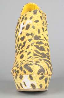 Sole Boutique The Leopard Shoe in Yellow  Karmaloop   Global 