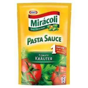 Kraft Miracoli Pasta Sauce Tomate Kräuter, 10er Pack (10 x 130 ml 