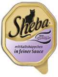  Sheba mit Kalbshäppchen in feiner Sauce 32x100g Schale 