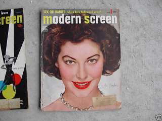 Vintage October 1950 Modern Screen Magazine LOOK  