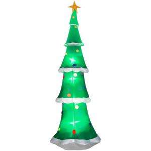 Home Accents Holiday 9 ft. Christmas Tree Sky High Airblown 83087 at 