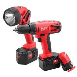 Milwaukee 14.4 Volt Compact Drill and Flashlight Kit 0612 26 at The 