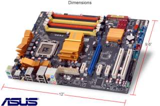 Asus P5QC Motherboard   Intel P45, Socket 775, ATX, DDR3/DDR2, Audio 