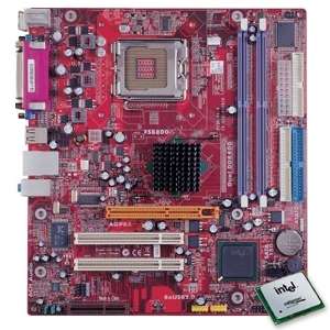 PCChips P13G+ v1 Socket 775 MicroATX Motherboard and an Intel Celeron 