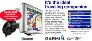 Garmin nuvi 360 GPS   3.5 Screen, WAAS, Bluetooth, SD Memory Card Slot 