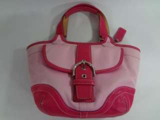VINTAGE COACH womens PINK handbag womens ADORABLE purse bag AUTHENTIC 