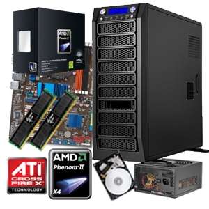 ASUS M4A78T E Barebone Kit   AMD 790GX, AMD Phenom II X4 955, 4GB DDR3 