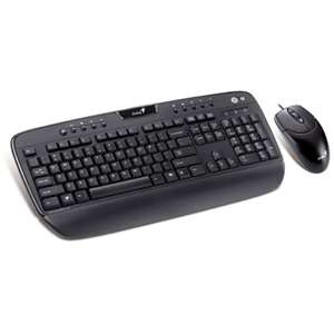 Genius KB C220E 31330185100 Keyboard and Mouse   USB  