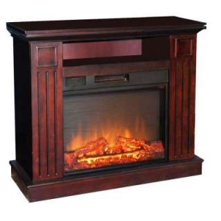 Estate Design Kaden Mahogany Electric Fireplace  DISCONTINUED KAMN 23 