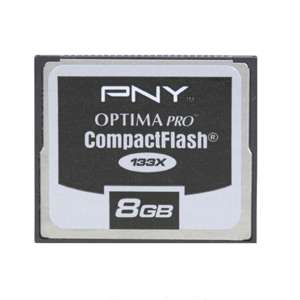 PNY P CF8GB 133W DVDC Optima Pro Compact Flash Card   8GB at 