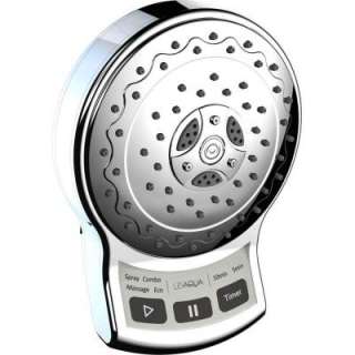 Levaqua OneTouch digital 7 Function 4 1/2 in. Showerhead in Chrome 