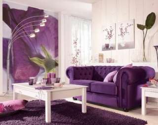 Fototapete lila Veilchen 254x184 cm violett + Kleister  