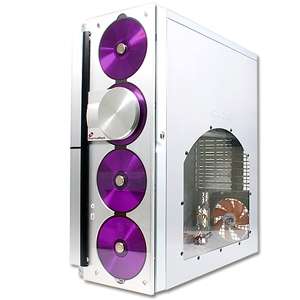 ThermalTake ThermalRock Circle Full Tower Case with Clear Side, Front 