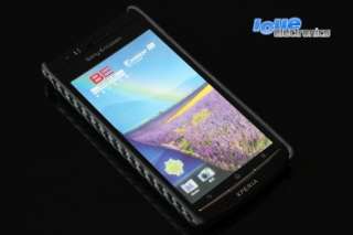   Ericsson Xperia Arc S & Arc X12 in SCHWARZ + gratis Displayschutzfolie