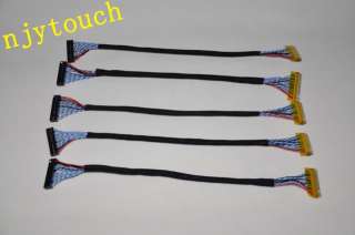5pcs FIX S8 30pin LVDS cable for LCD controller panel  